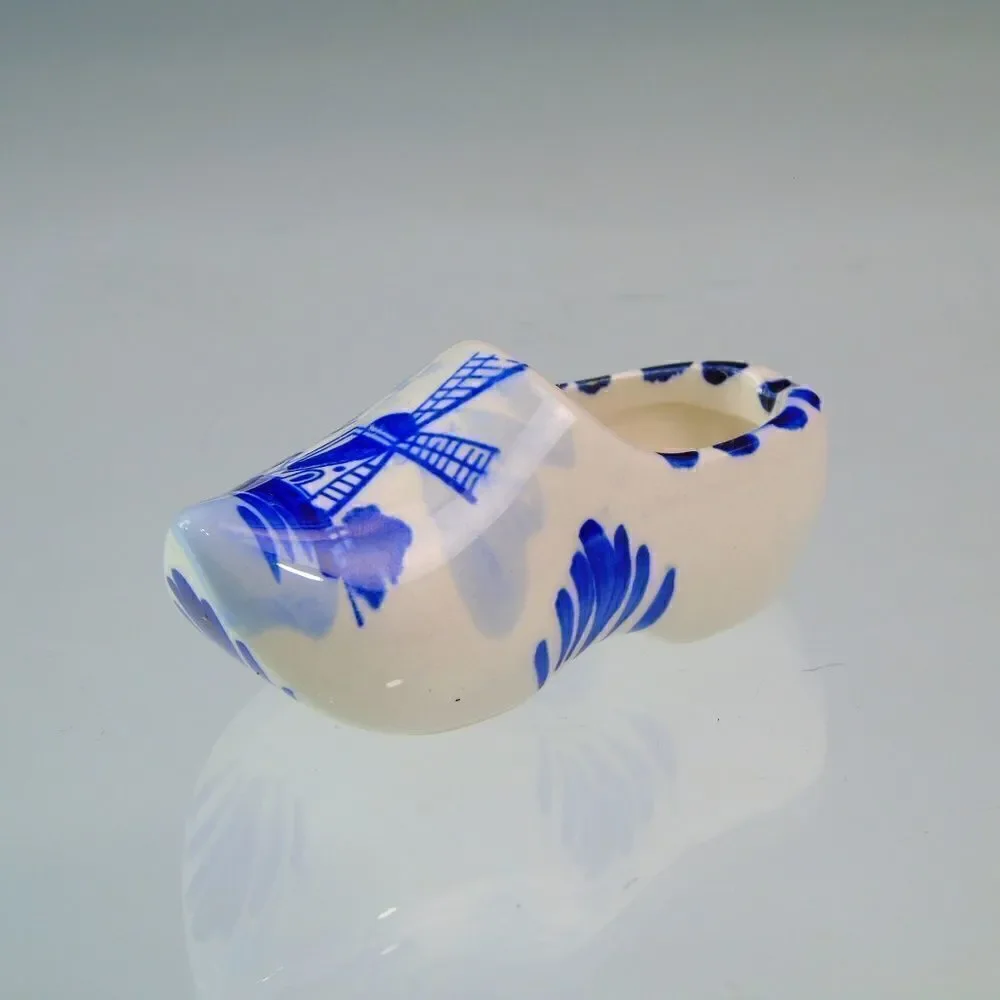 Dutch Shoe Clog Delftware Blue Delft